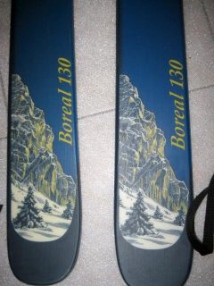 RARE KARHU Boreal 130 Sliding Snowshoe Ski with Bamboo Poles Cross 