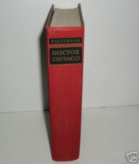 Vintage Book Doctor Zhivago by Boris Pasternak 1958