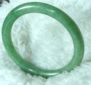  Green Jade Bangle Bracelet 55 Mm