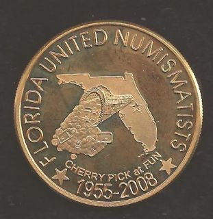 FL. 2008 FUN Convention medal  53rd Annual Orlando County Conv 