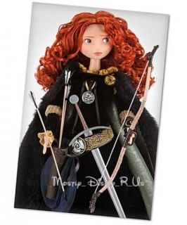 Limited Edition  Brave Merida Scottish Collector Doll Le 1 