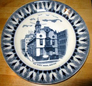 Boston Old State House Commemorative Plate Frank Beardmore Company 