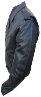 Black Motorcycle Marlon Brando Cruiser Retro Leather Jacket