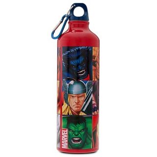 Disney Aluminum Marvel Universe Water Bottle Brand New Thor Wolverine 