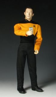  Trek Data Lieutenant Commander 1/6 Action Figure 12 Rare Brent Spiner