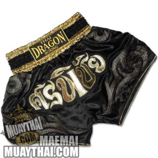 THAI DRAGON Muay Thai Boxing Shorts MTS 064 (Satin) New 2012