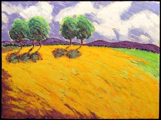 Nancy Denison Briar Meadow SN Serigraph Landscape SUBMIT Best OFFER 