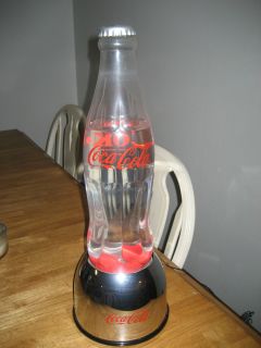 Coca Cola Coke Bubbling Lighted Lamp Excellent Working Condition