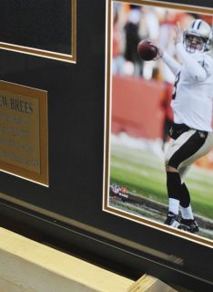 Drew Brees Saints Signed Autographed Framed Jersey PSA DNA