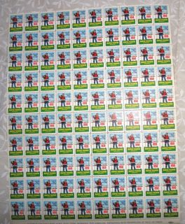   Full or Partial Sheets, Boys Town Stamps, 1950s to 1970s Cinderellas