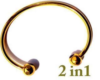 Magnetic Therapy Bio Health Care Bracelet Gold Plated