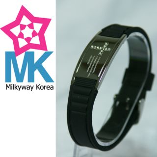MK Cross Christian ion Bracelets Health Wristbands BG