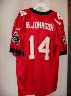 PUMA Brad JOHNSON #14 JERSEY TAMPA BAY BUCCANEERS NFL size L