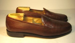   DINGMAN Mens Slip On Dress Shoes Penny Loafers Size 10 VERY NICE
