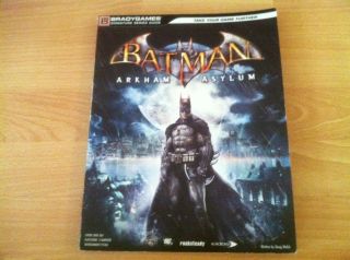   Arkham Asylum Signature Series Strategy Guide Bradygames PS3 Xbox 360