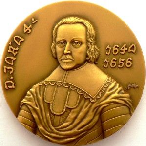 King John IV Duke of Braganza Large Bronze Medal 80mm 3 1 233G 8 2oz 