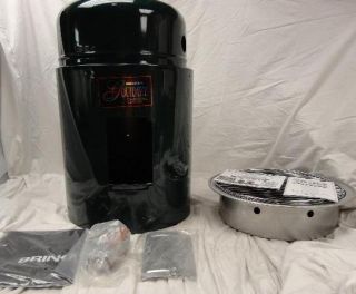 Brinkmann 852 7080 9 Gourmet Charcoal Smoker and Grill with Vinyl 