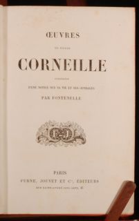 C1873 Ouevres de Pierre Corneille French Illustrated