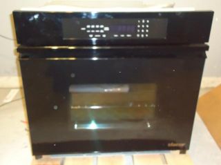 DACOR MORS130B 30 SINGLE ELECTRIC WALL CONVECTION OVEN BLACK