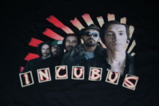 Incubus Brandon Boyd Rock Music Tour Band RARE Shirt