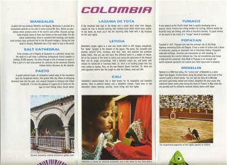 braniff international columbia travel brochure