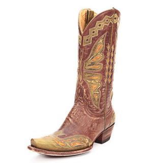  Old Gringo Monarca Brass Green Cowgirl Boot
