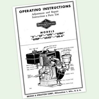 Briggs Stratton repair manual P/N 273521