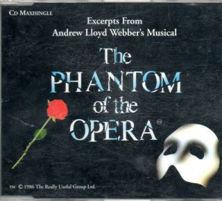 Michel Crawford Sarah Brightman Phantom of the Opera 3 Track Maxi CD 