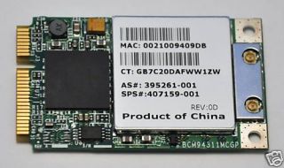 Broadcom BCM94311MCG Dell 1390 Mini PCIe WLAN Card