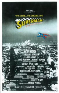 Superman (Broadway) Style A 14 x 22 Inches   36cm x 56cm Poster Print