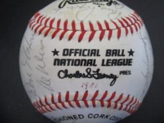 Chicago Cubs White Sox Greats 1981 Oldtimers Game Team Signed Ball 21 