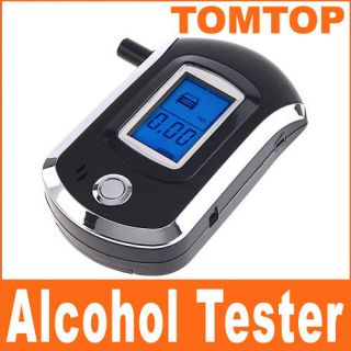 Mini Digital LCD Breathalyzer Alcohol Breath Tester