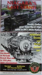 VHS 1950s New York Central Toledo Division 1955 Steam on Norwalk 