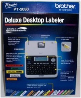 Brother® P Touch® PT 2030 Simply Professional Desktop Office Labeler 