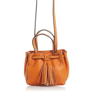 Clever Carriage Company Front Tassel Clever Pocket Leather Bag