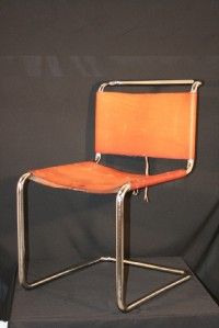   S33 Mart Stam Marcel Breuer Brown Leather Cantilever Chair