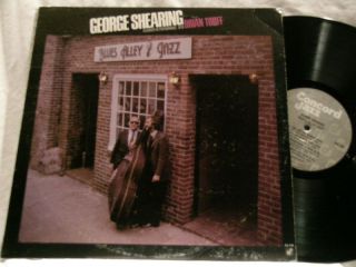 George Shearing Blues Alley Jazz 1979 Brian Torff LP