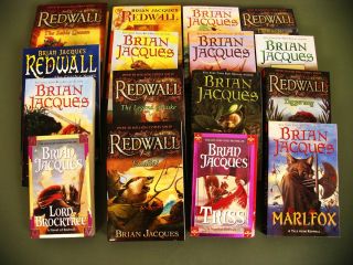 Lot 16 Redwall books series Brian Jacques kids fiction adventure 