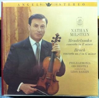 NATHAN MILSTEIN mendelssohn & bruch violin concerto LP Mint  S.35730 