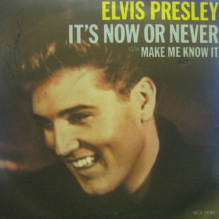 Elvis Presley 7 Vinyl Its Now or Never RCA Victor RCA 2698 UK VG VG 