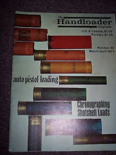 Newly listed 1971 Handloader Magazine   Issue No. 30 March April