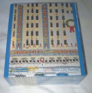 New Sealed Briarpatch RADIO CITY Matinee Christmas Holiday 500 Piece 