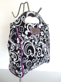 brighton coated cotton tote bag purse new