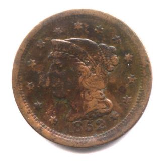Britton Florenceville New Brunswick Counterstamp 1852 USA Cent 