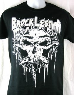  Brock Lesnar Carnage Skull Black T Shirt New