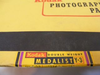 Boxlot Vintage Kodak Luminos Bromide Photographic Paper Mounting 