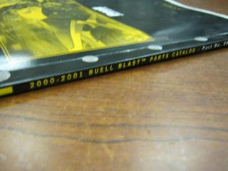 2000 2001 Buell Blast Parts Catalog Used 99573 01Y