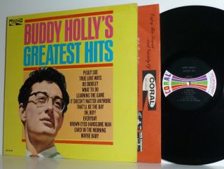  Buddy Holly Greatest Hits Coral LP Mono