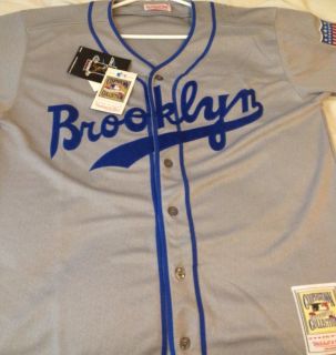 Brooklyn Dodgers Authentic 1945 Babe Herman Road Jersey By Mitchell 