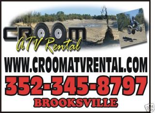 Croom ATV Dirtbike Rental Brooksville Florida I 75 Exit 301 North of 